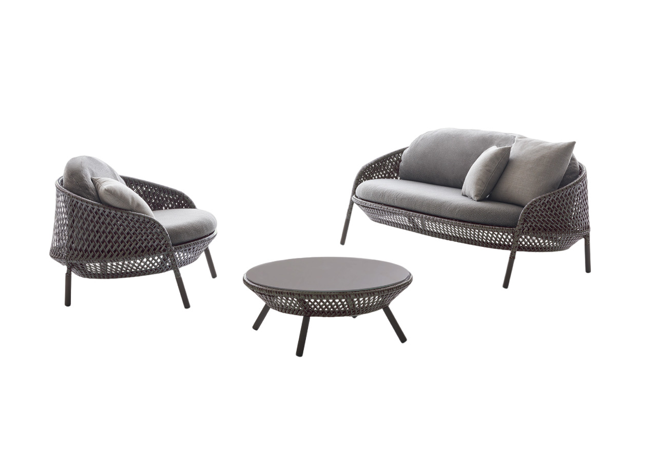 Outdoor coffee table Dedon Ahnda в интерьере