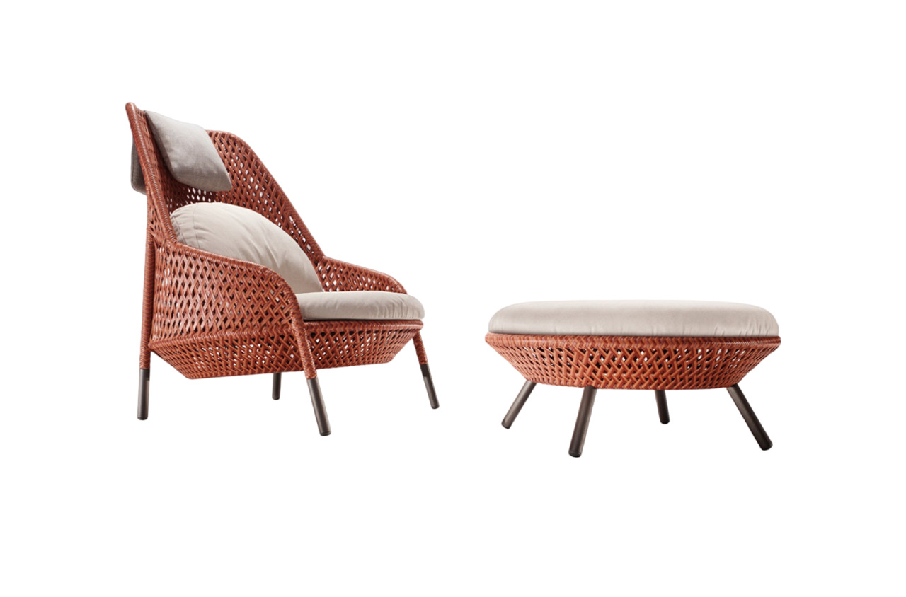 Outdoor armchair Dedon Ahnda в интерьере