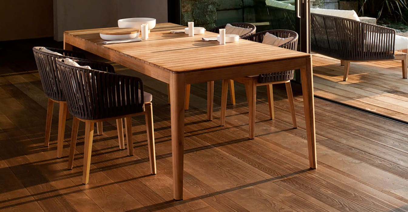 Tribu Mood outdoor table в интерьере