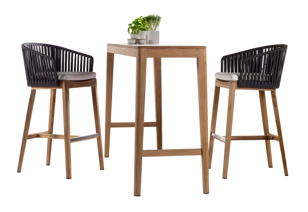 Outdoor bar table Tribu Mood в интерьере