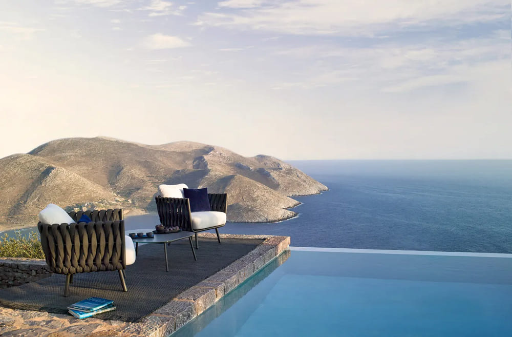 Outdoor coffee table Tribu Tosca в интерьере