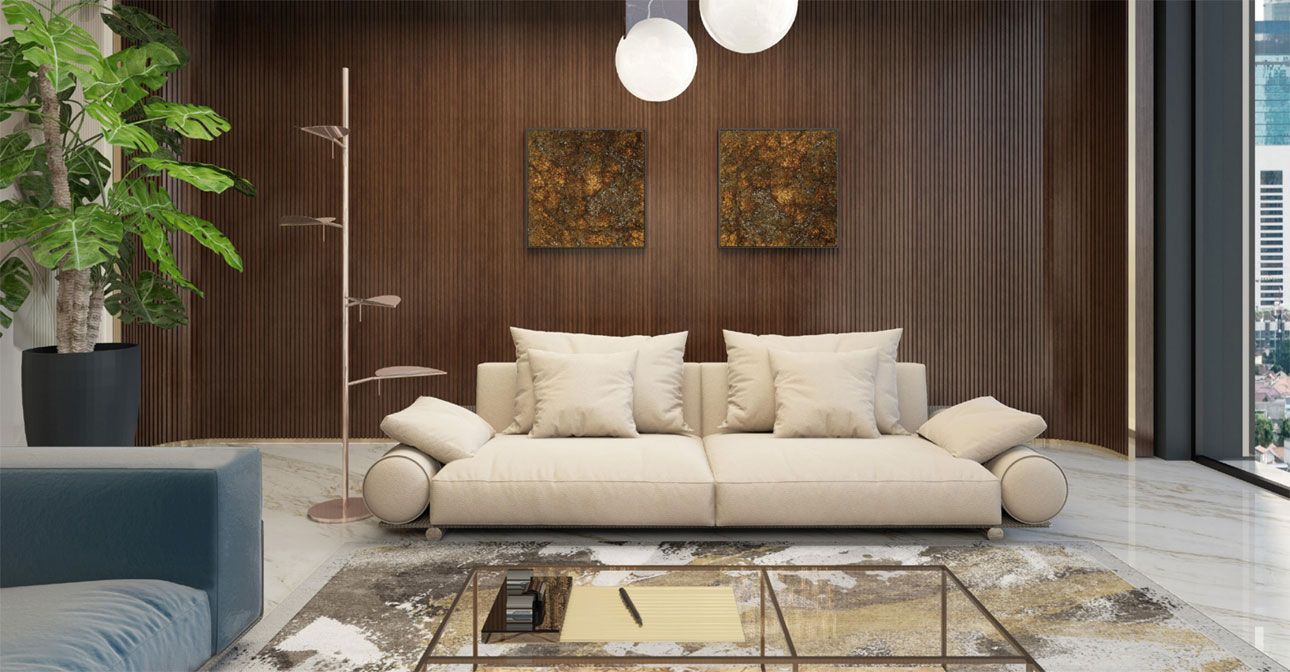 Sofa Visionnaire Donovan Roll в интерьере