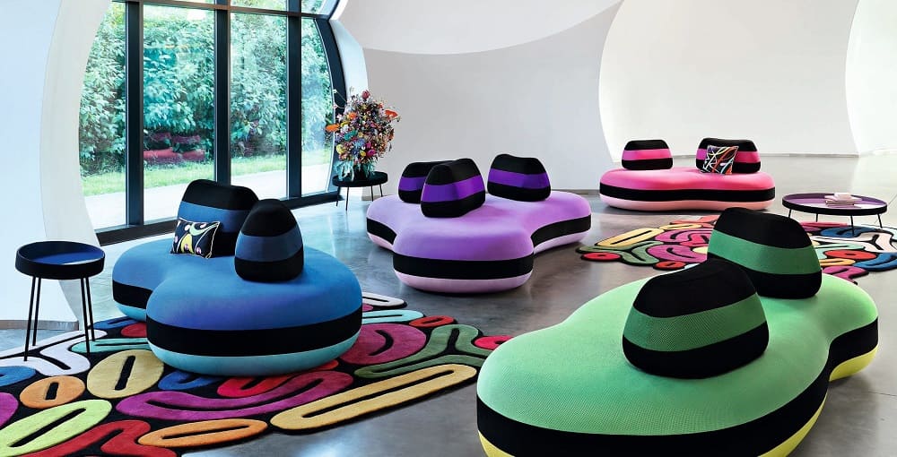 Roche Bobois Bombom Sofa в интерьере
