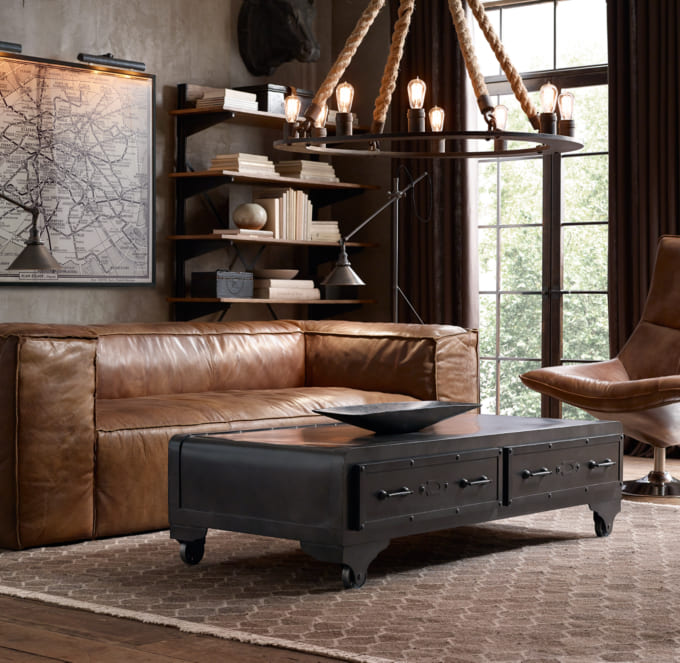 Sofa RH Fulham в интерьере