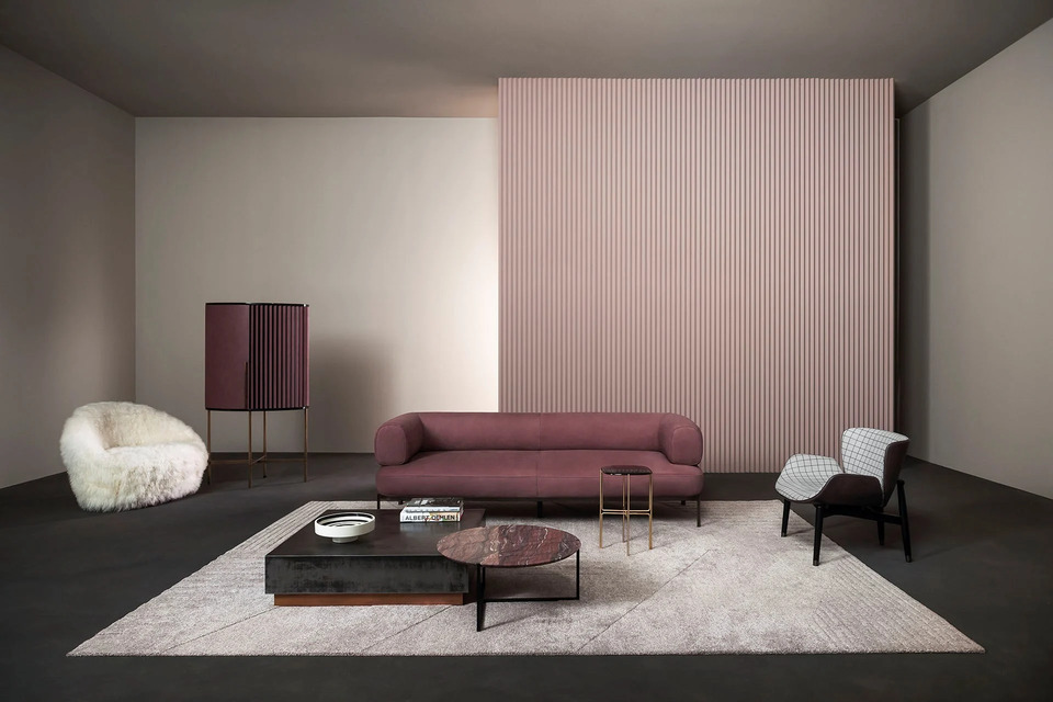 Sofa Baxter Belt в интерьере