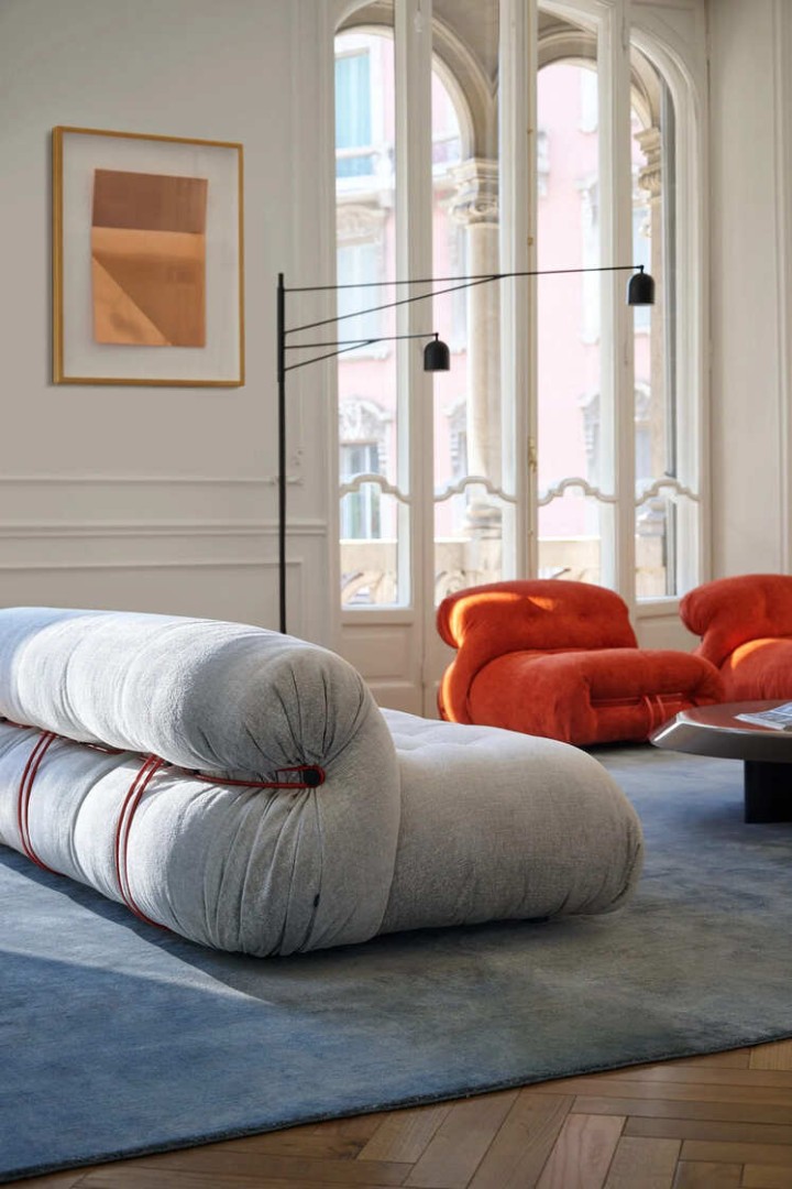 Sofa Cassina Soriana в интерьере