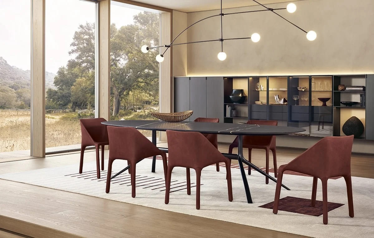 Kitchen chair Poliform Manta в интерьере