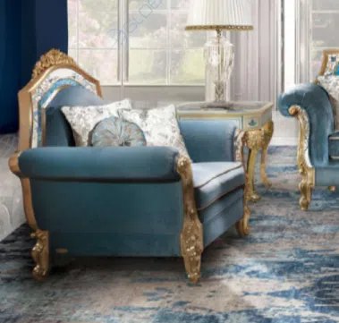 Armchair Caspani Tino Sea Shell в интерьере