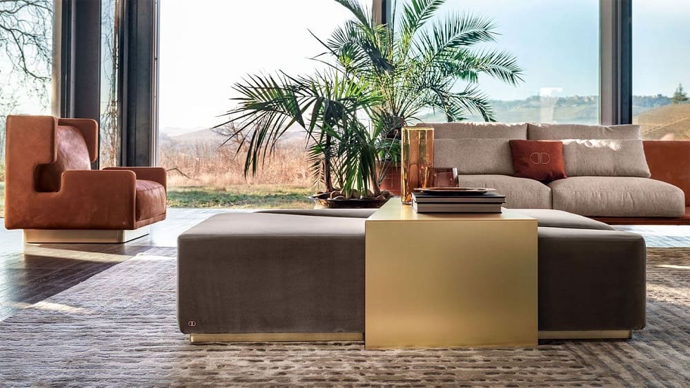 Pouffe Daytona Atollo в интерьере