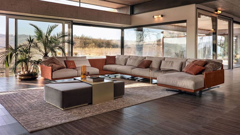 Pouffe Daytona Atollo в интерьере