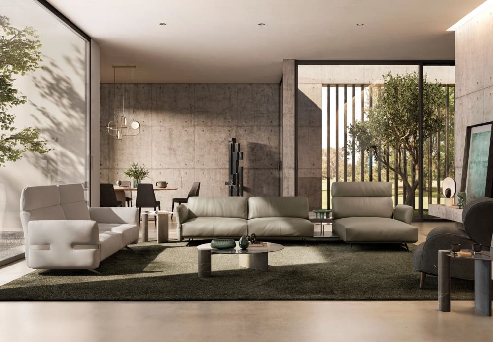 Sofa NATUZZI ITALIA Pablo в интерьере