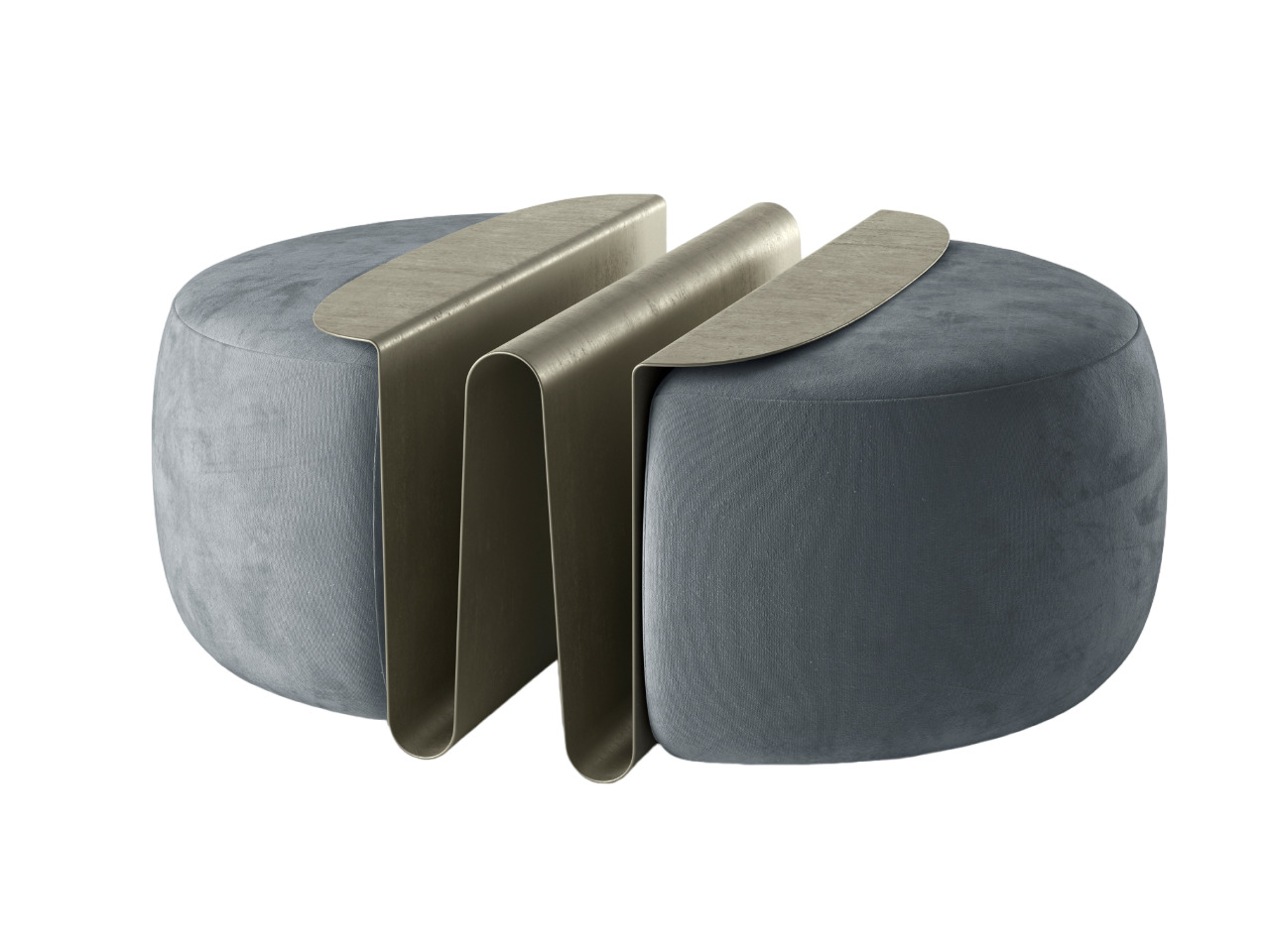 Pouffe Natuzzi Italia Wave в интерьере