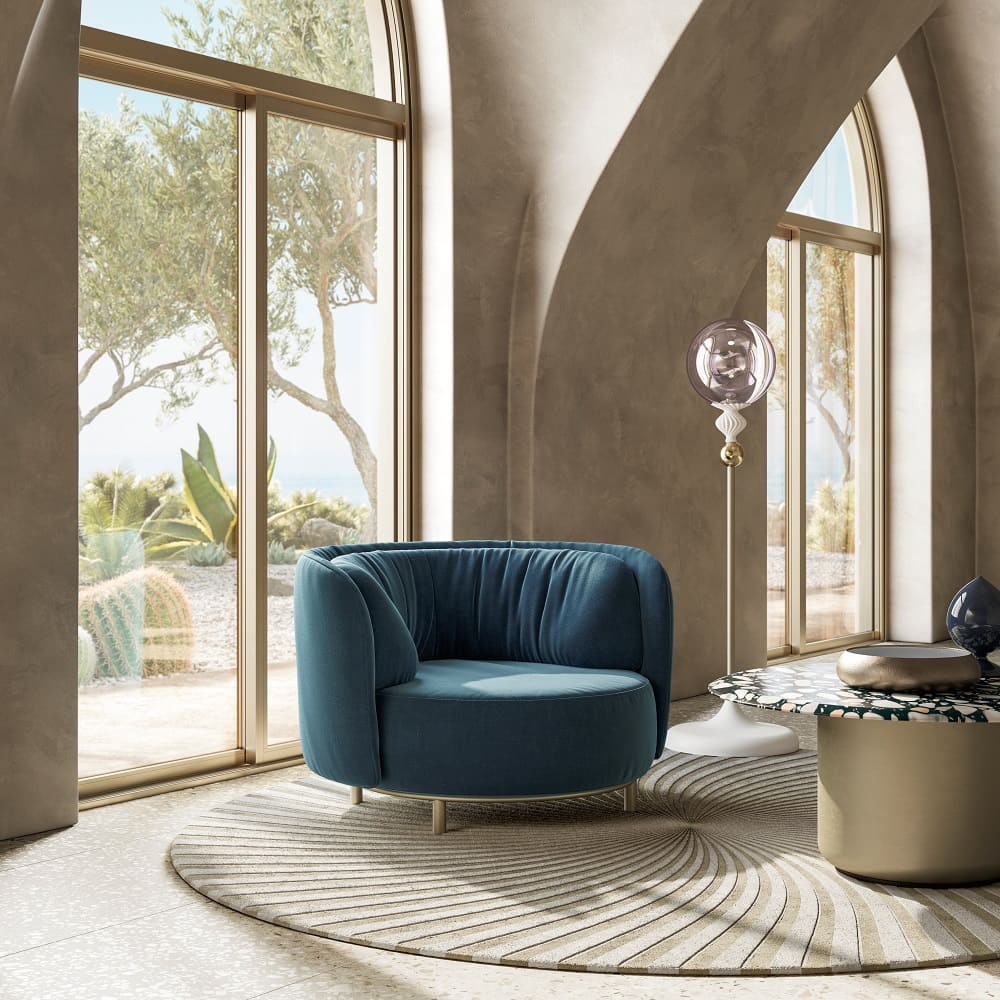 Natuzzi Italia Wave Armchair в интерьере