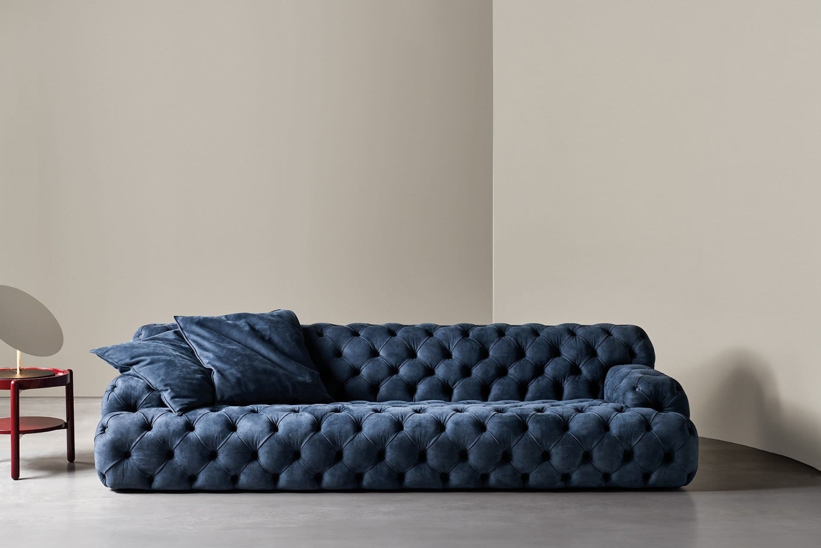 Sofa Meridiani Norton Capitonne в интерьере