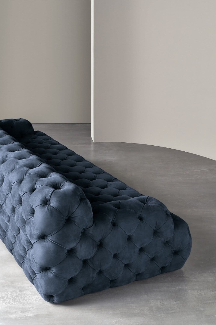 Sofa Meridiani Norton Capitonne в интерьере