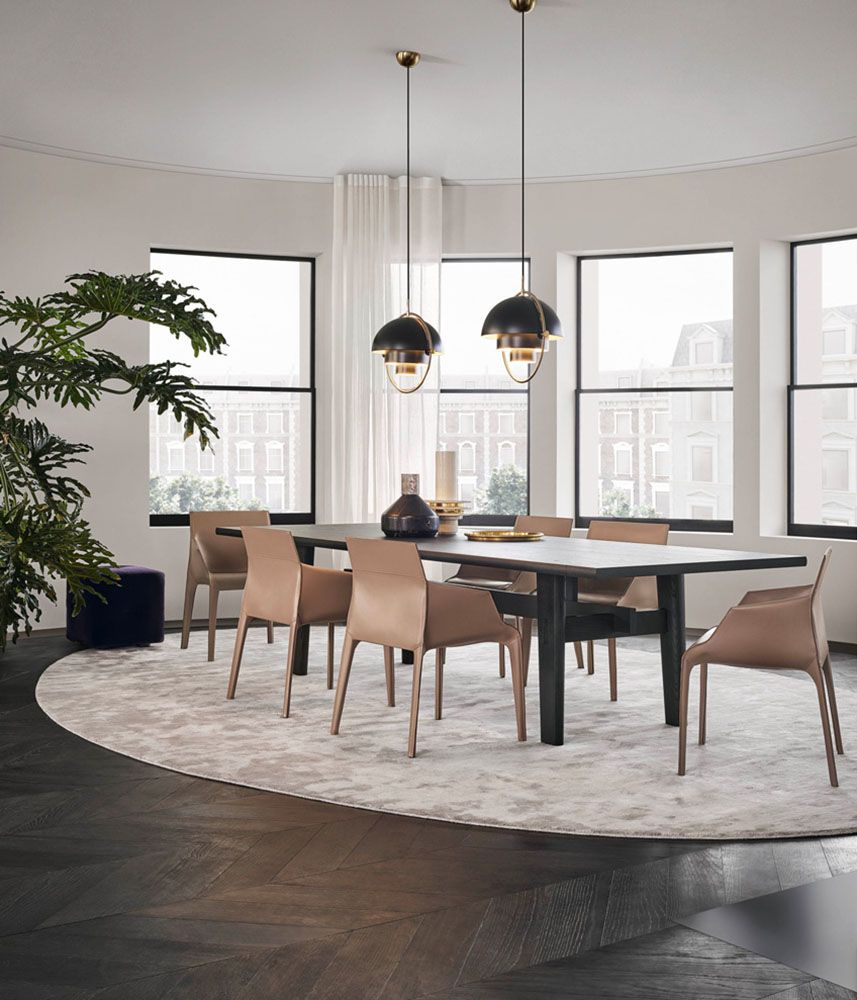 Poliform Home Hotel Dining Table в интерьере