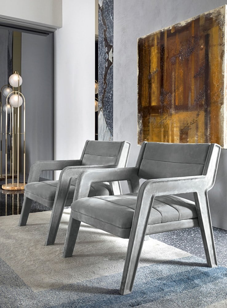 Armchair CORNELIO CAPPELLINI Evelyn в интерьере