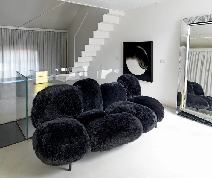 Sofa EDRA Cipria в интерьере