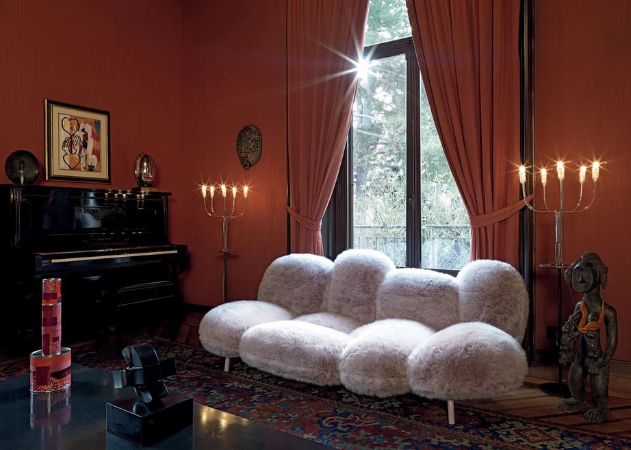 Sofa EDRA Cipria в интерьере