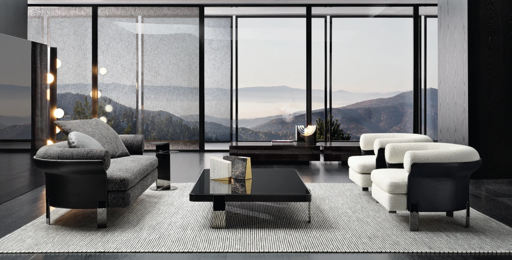 Sofa MINOTTI Mattia в интерьере