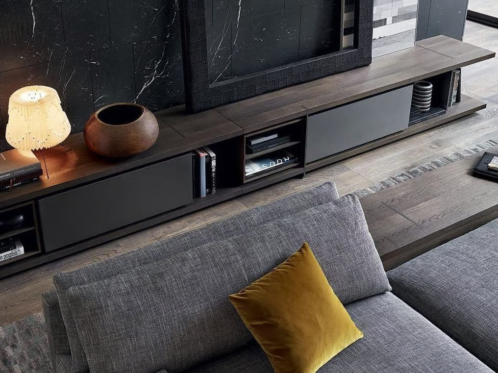 Poliform Bristol TV cabinet в интерьере