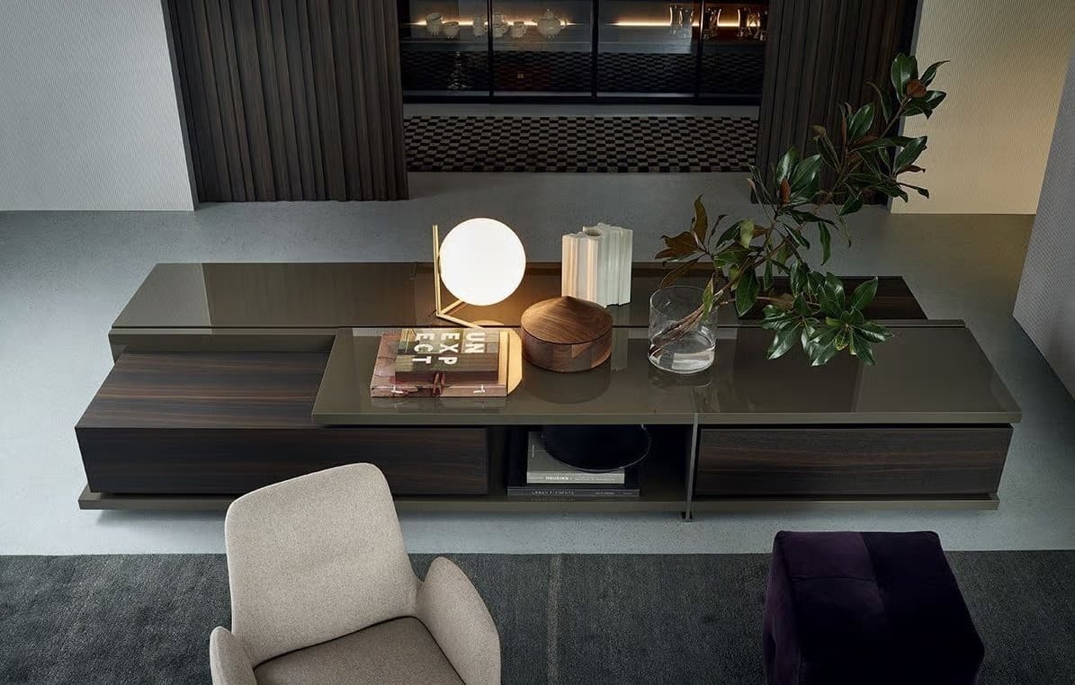 Poliform Bristol TV cabinet в интерьере