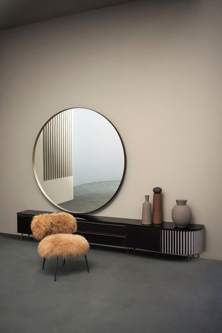 Baxter Plisse TV cabinet в интерьере