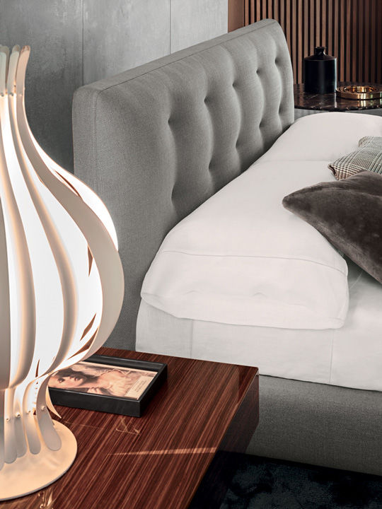 Minotti Andersen Quilt Bed в интерьере