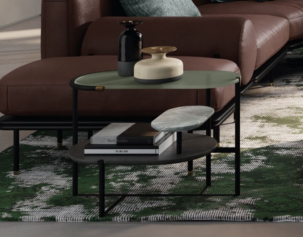 Coffee table NATUZZI ITALIA Orfeo в интерьере