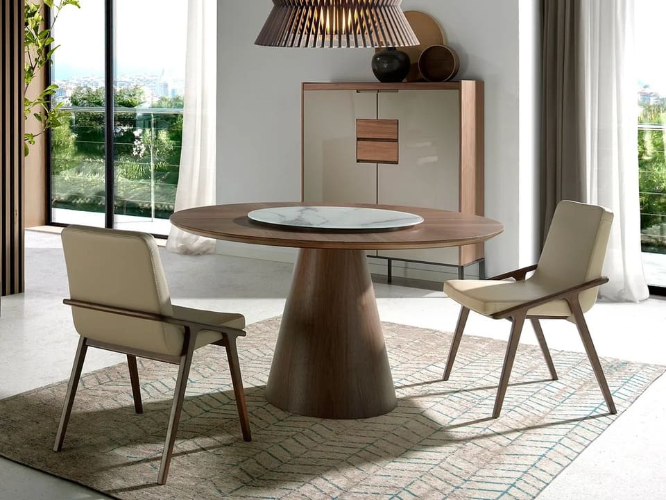 Angel Cerda Lazy Susan Dining Table в интерьере