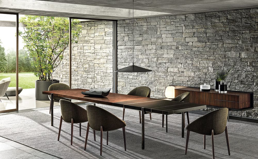 Minotti Superquadra Dining Table в интерьере