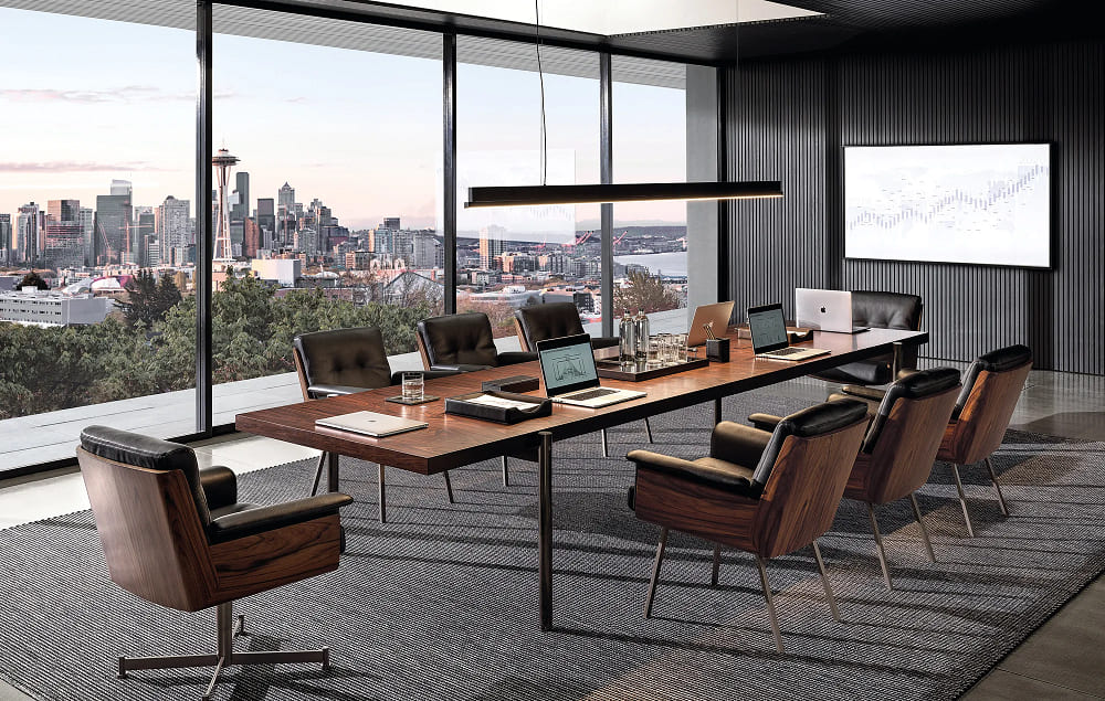 Minotti Superquadra Dining Table в интерьере