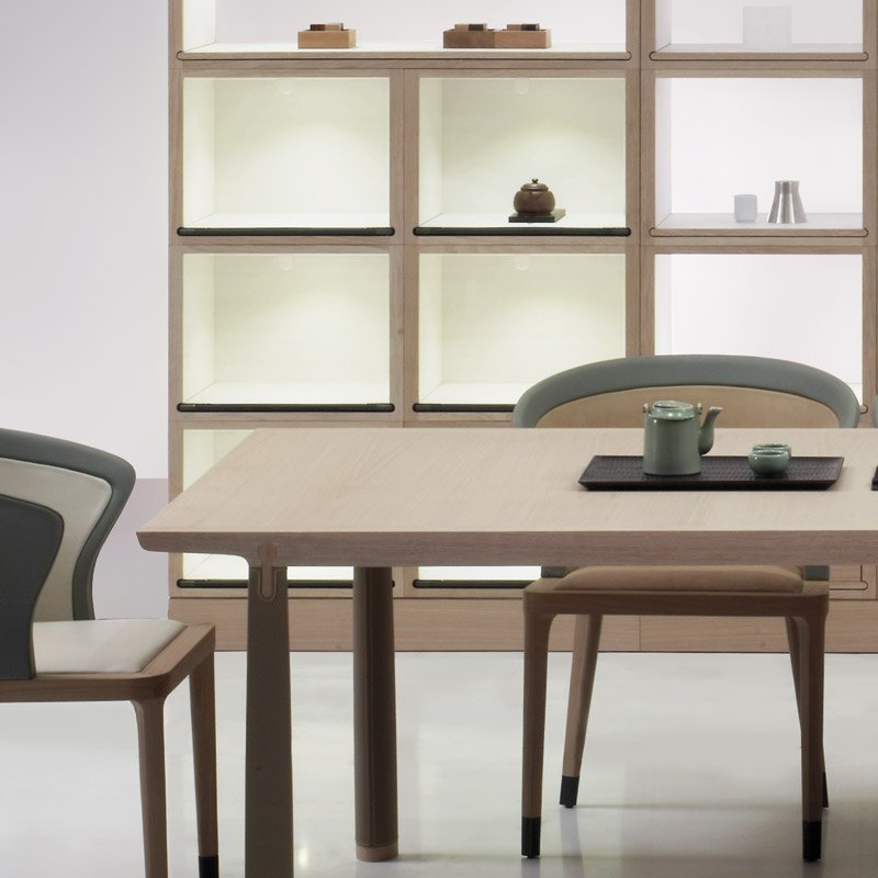 DIMENSIONE CHI WING LO Vasi Dining Table в интерьере