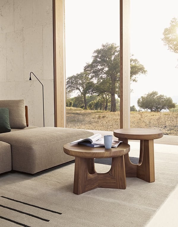 Corner table Poliform Nara в интерьере