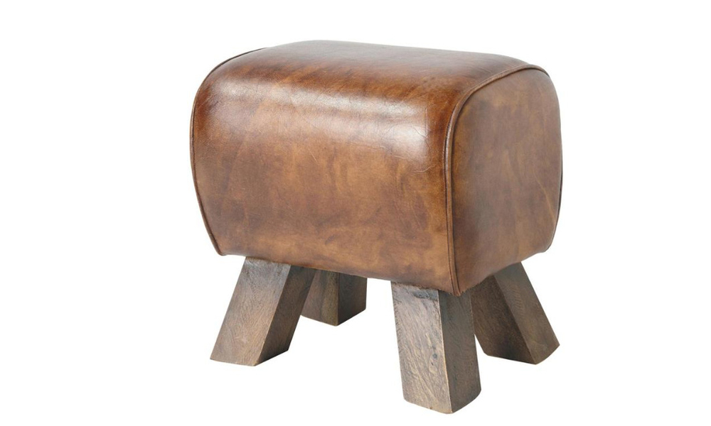 Timothy Oulton Gym Horse Pouffe