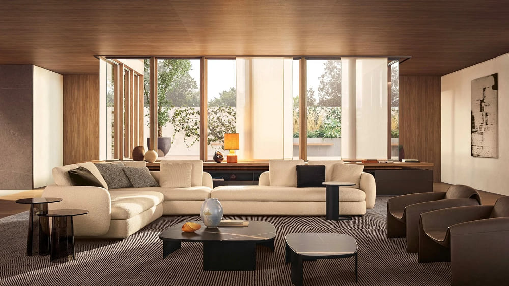 Poliform Koishi coffee table в интерьере