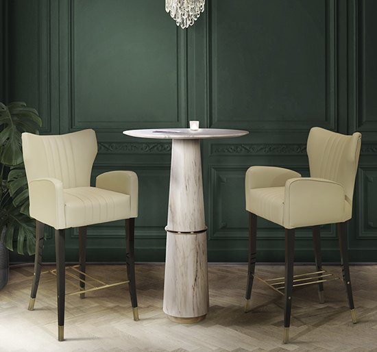 Brabbu Davis bar stool в интерьере