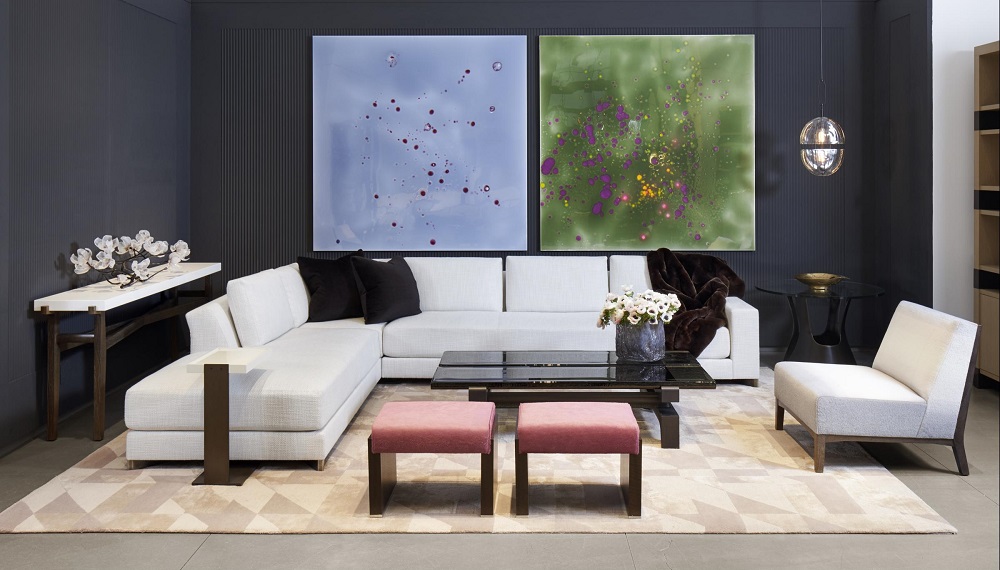 Console Holly Hunt X Base в интерьере