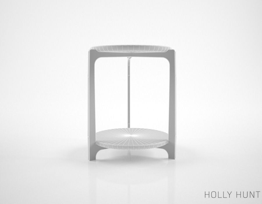 Holly Hunt Sofie Corner Table в интерьере