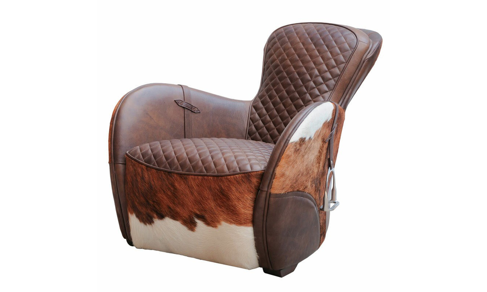 Timothy Oulton Saddle armchair