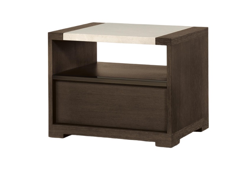 Holly Hunt One Nightstand Bedside Cabinet в интерьере