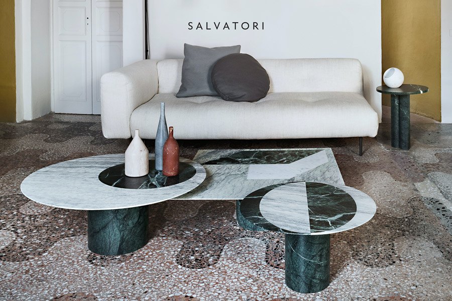 Corner table Salvatori Proiezioni в интерьере