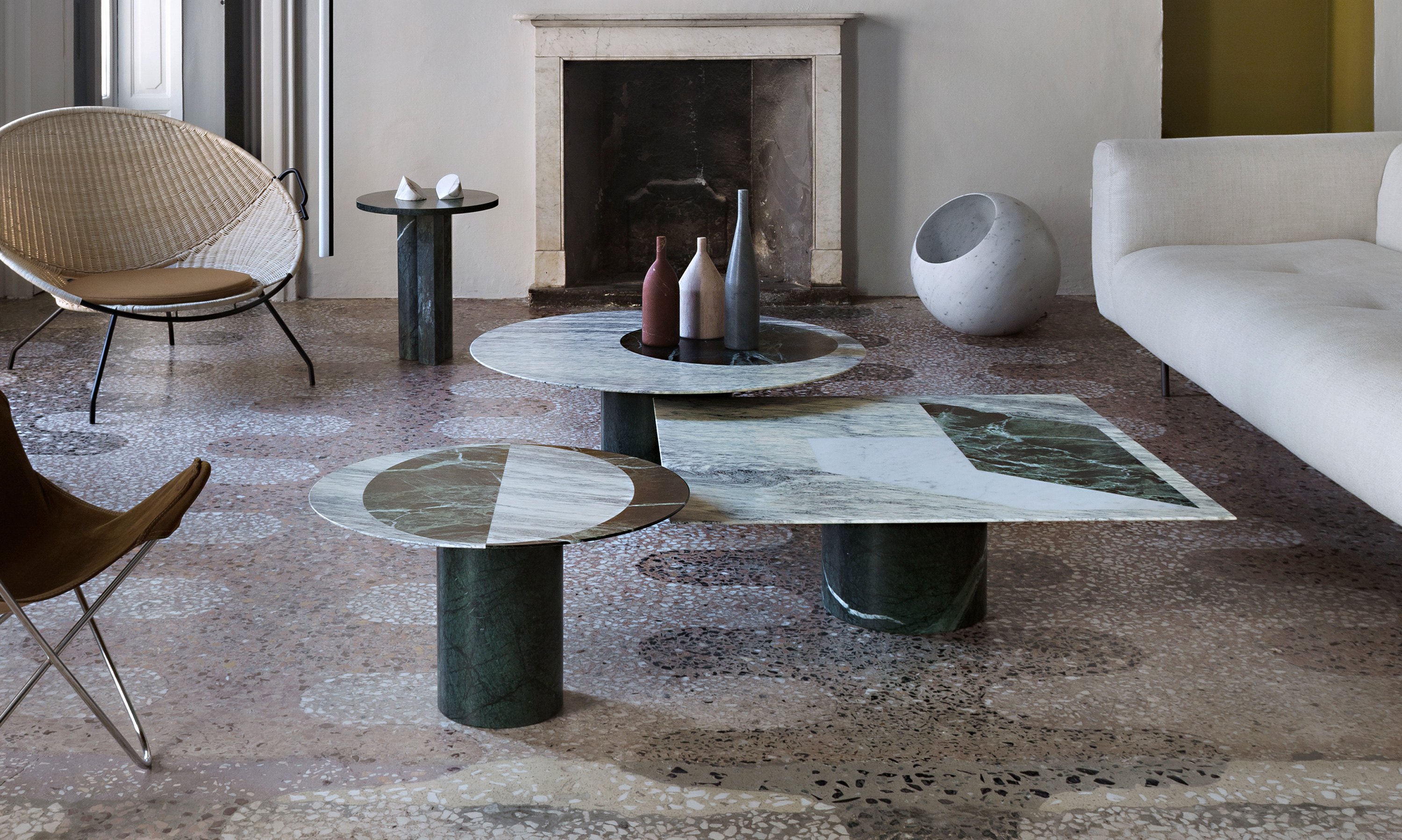 Corner table Salvatori Proiezioni в интерьере