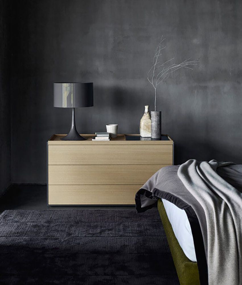 B&B Italia Surface bedside cabinet в интерьере