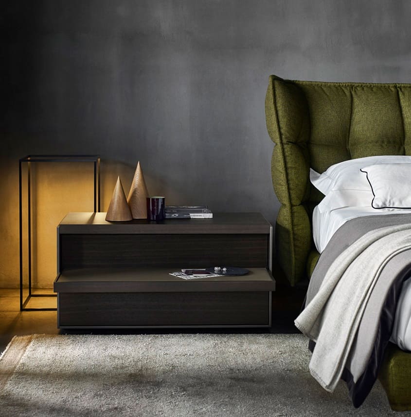 B&B Italia Surface bedside cabinet в интерьере