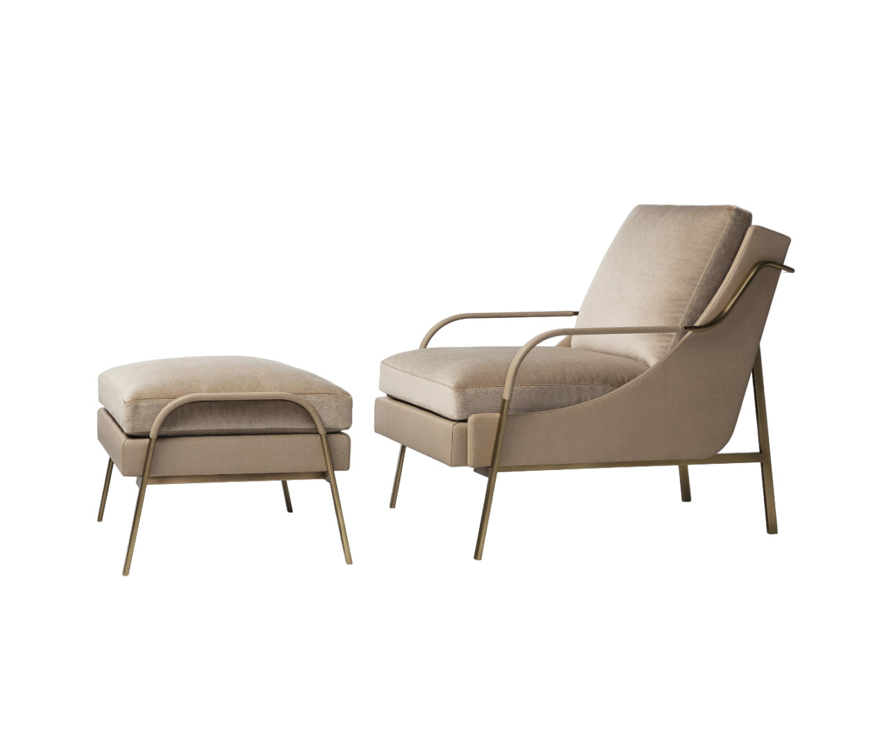 Holly Hunt Harlow Armchair в интерьере