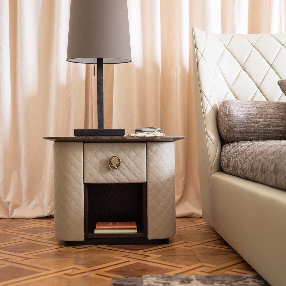 Alberta Penelope bedside cabinet в интерьере