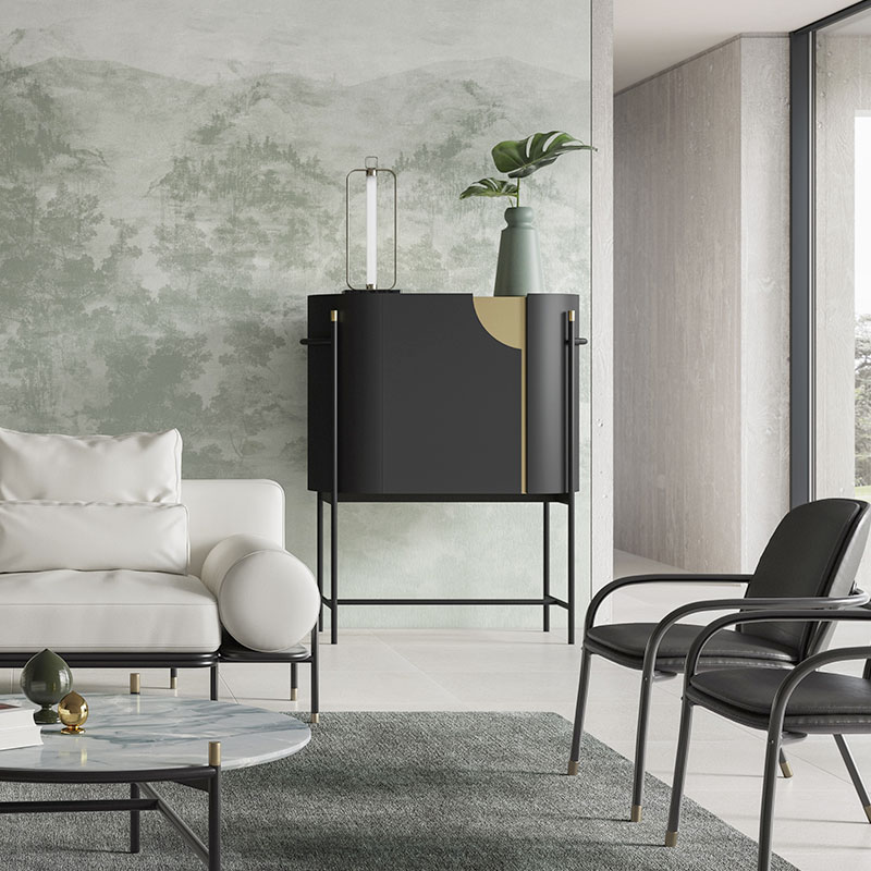 NATUZZI ITALIA Orfeo Wine Cabinet в интерьере