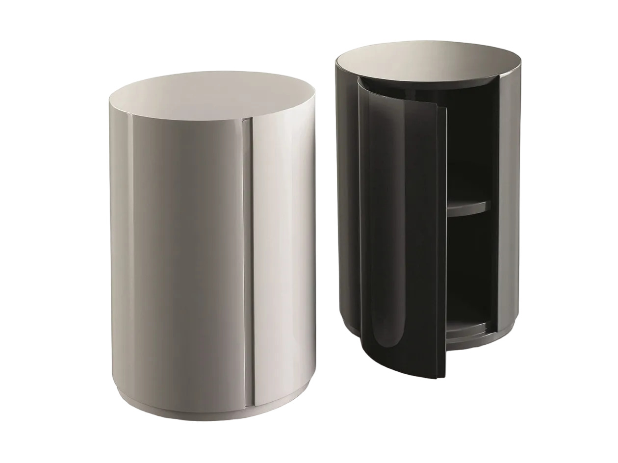 MERIDIANI Gong bedside cabinet в интерьере