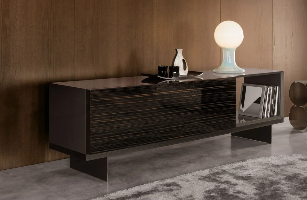 TV cabinet Minotti Lang в интерьере